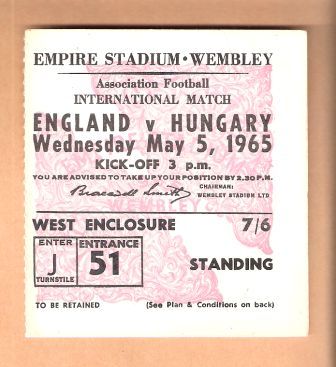 ENGLAND v HUNGARY
