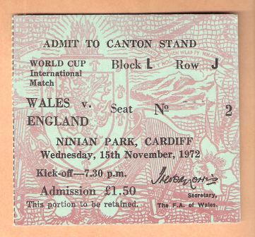 WALES v ENGLAND