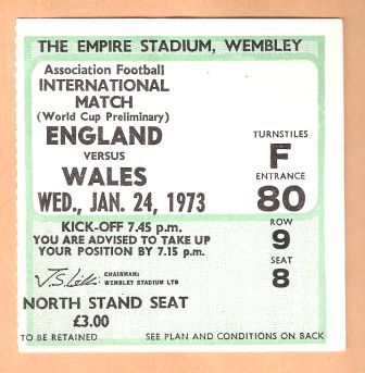 ENGLAND v WALES