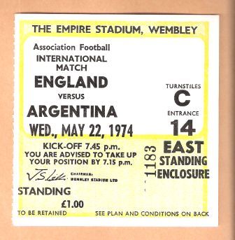 ENGLAND v ARGENTINA