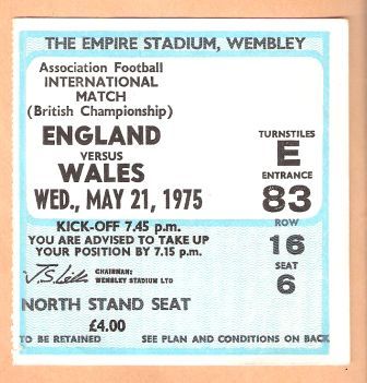 ENGLAND v WALES