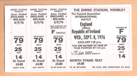 ENGLAND v REP. IRELAND