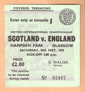 SCOTLAND v ENGLAND
