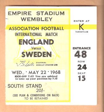 ENGLAND v SWEDEN
