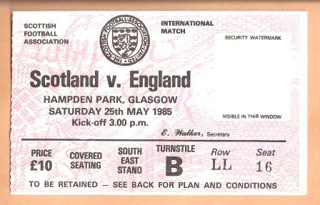 SCOTLAND v ENGLAND