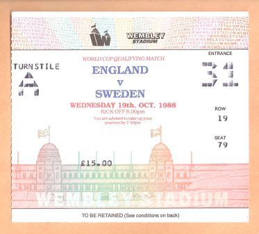 ENGLAND v SWEDEN