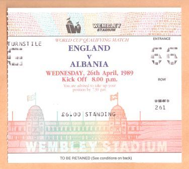 ENGLAND v ALBANIA