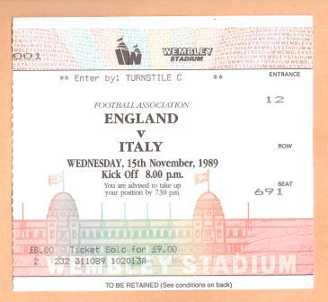 ENGLAND v ITALY