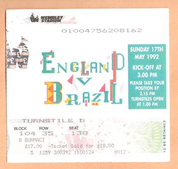 ENGLAND v BRAZIL