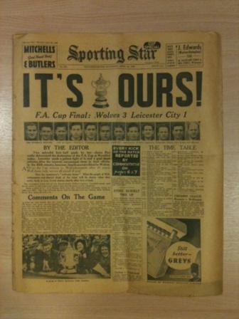 Sporting Star. 1949 Final.
