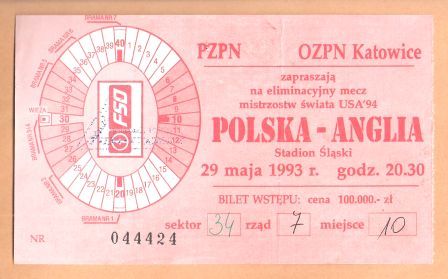 POLAND v ENGLAND