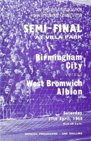 West Brom V Birmingham Semi-final
