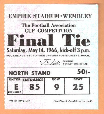 Everton V Sheffield W. Final-ticket