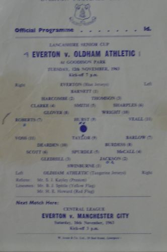 1963 v Oldham Lancs SC