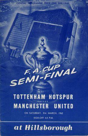 Tottenham V Man Utd Semi-final-programme