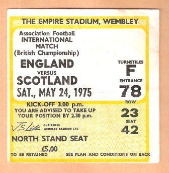 ENGLAND v SCOTLAND