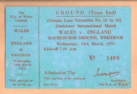 WALES v ENGLAND