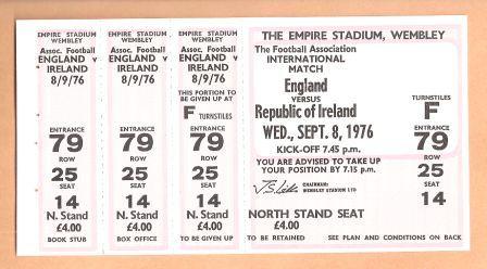 ENGLAND v REP. IRELAND