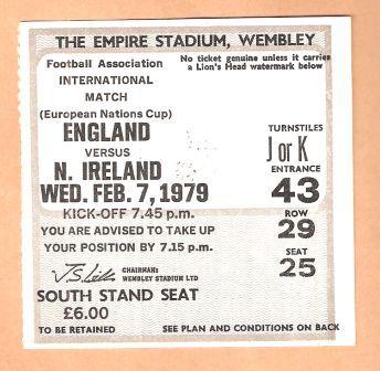 ENGLAND v N.IRELAND