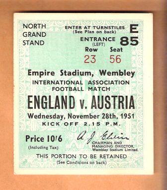 ENGLAND v AUSTRIA