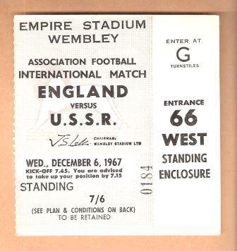 ENGLAND v USSR