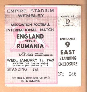 ENGLAND v RUMANIA