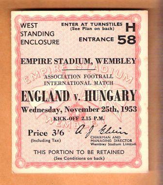 ENGLAND v HUNGARY