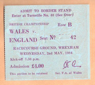 WALES v ENGLAND