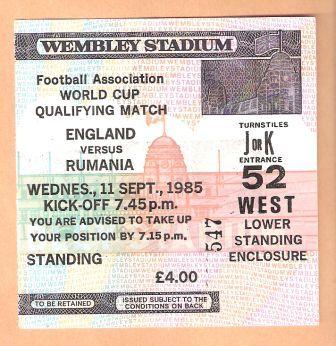 ENGLAND v ROMANIA