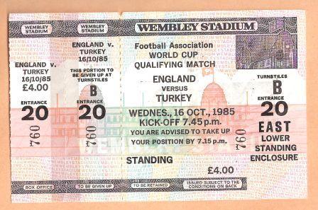 ENGLAND v TURKEY