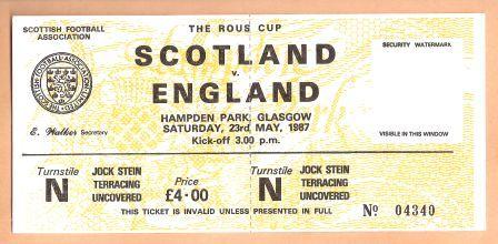 SCOTLAND v ENGLAND