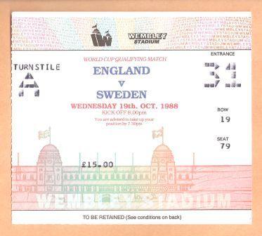 ENGLAND v SWEDEN