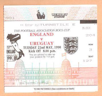 ENGLAND v URUGUAY