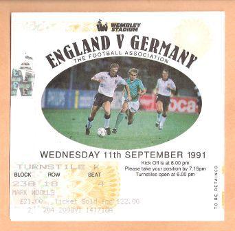 ENGLAND v GERMANY