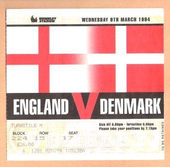 ENGLAND v DENMARK
