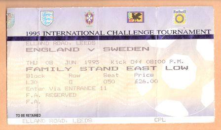 ENGLAND v SWEDEN