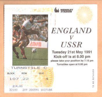ENGLAND v USSR