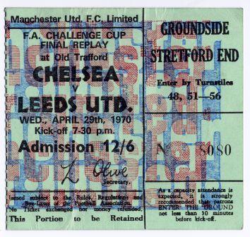 Chelsea V Leeds Final-replay-ticket