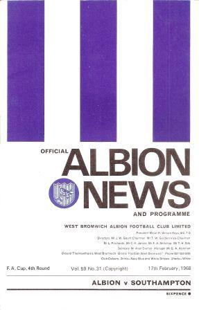 West Brom V Southampton  Round 4