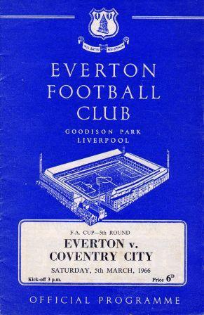 Everton V Coventry R5-programme