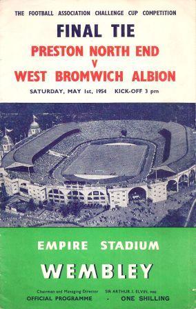 West Brom V Preston Final-programme
