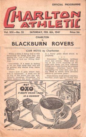 Charlton V Blackburn Round 5