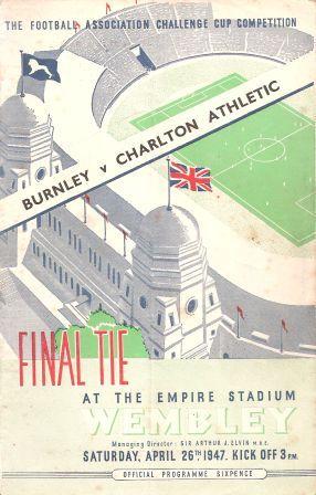 Charlton V Burnley Final-programme