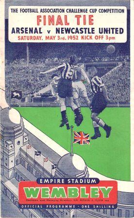 Newcastle V Arsenal Final-programme