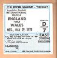 ENGLAND v WALES