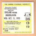 ENGLAND v YUGOSLAVIA