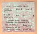 WALES v ENGLAND