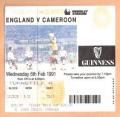 ENGLAND v CAMEROON