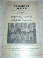 Sheffield United v Esbjerg November 1954