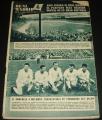 1956 European Cup Final Real Madrid v Reims. June 1956 issue Real Madrid Revista previewing the Final. Parc Des Princes Stadium shown on cover where first European Cup Final was played